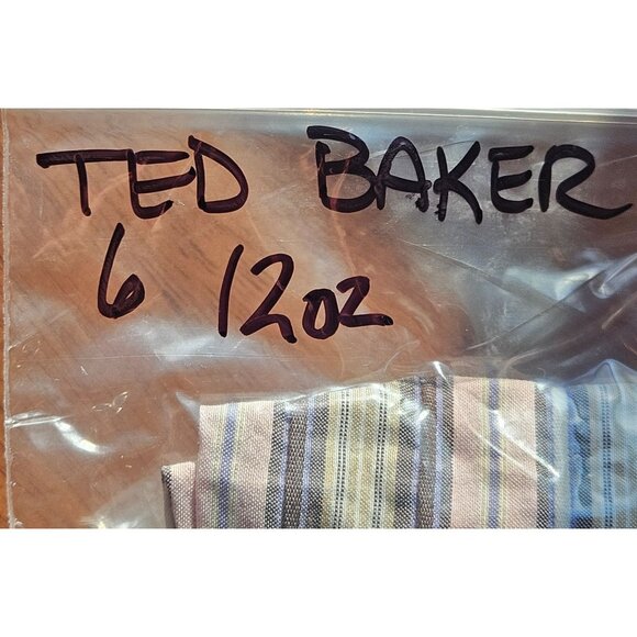 Ted Baker Women Button Shirt 6 Lavender Light Academia Coastal Quiet Luxury - Picture 15 of 15